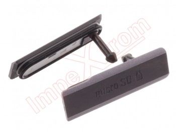 Tapa negra de micro sd para Sony Xperia Z1, L39H, C6902, C6903, C6906, C6916, C6943