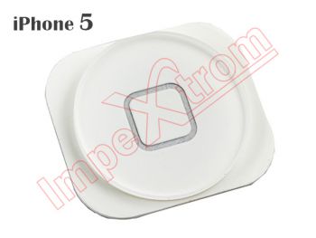 Botón de menú home blanco-blanca para iPhone 5