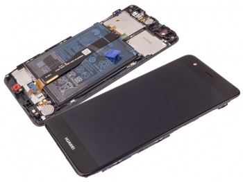 Pantalla Service Pack completa IPS negra con marco para Huawei Nova
