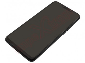 Pantalla Service Pack ips lcd negra con marco negro para Huawei nova 3i, ine-lx1, ine-lx1r, ine-lx1, sydney 6353, ine-lx2r, ine-al00, ine-tl00 / p smart + / p smart plus 2018