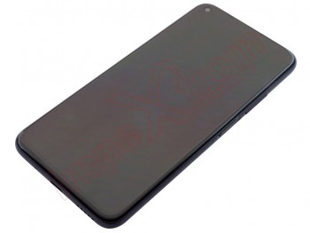 Pantalla completa Service Pack IPS LCD negra con marco negro / violeta "Phantom black" para Huawei Honor 20 Pro, YAL-AL10
