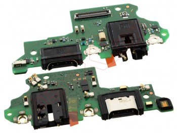 placa auxiliar service pack con conector de carga, datos y accesorios usb tipo c y conector audio jack para honor 9x pro, hlk-al10