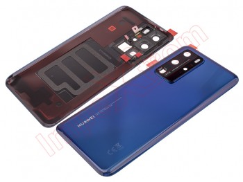 Tapa de batería Service Pack azul (deep sea blue) para Huawei P40 Pro (ELS-NX9)