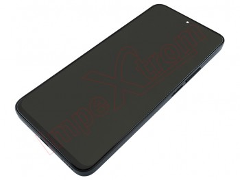 Pantalla ips con marco lateral / chasis color negro (midnight black) para Huawei honor 90 lite, crt-nx1 genérica