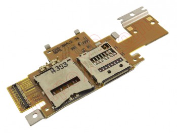 Flex with connector of card SIM and card of memoria MicroSD Sony Xperia Tablet Z 3G/LTE SGP 321, 341, 351