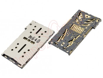Conector / lector SIM y microSD para Sony Xperia X Performance, F8131 / Xperia X Performance Dual, F8132