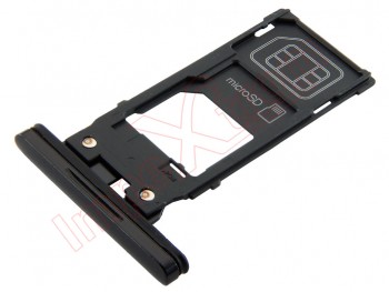 Black Single SIM / micro SD tray for Sony Xperia XZ3, H8416