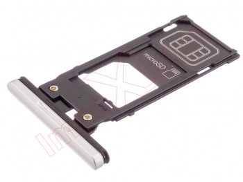 Silver/ white SIM tray for Sony Xperia XZ3 (H8416)