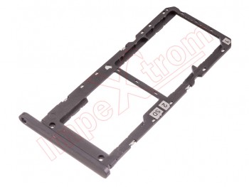 Dual SIM card tray midnight black for Asus Zenfone 6, ZS630KL