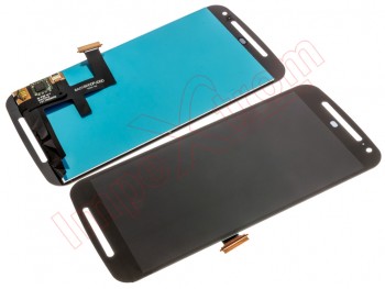 Full Screen IPS LCD (LCD janela / display e toque digitador) negro para Moto G 2014, XT1063, XT1068, XT1069, Moto G2.