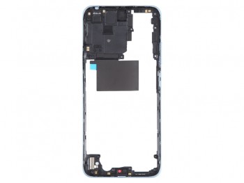 Blue front housing for Xiaomi Redmi Note 12S, 2303CRA44A