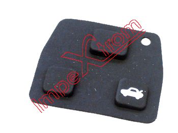 Compatible generic rubber buttons for Toyota remote controls