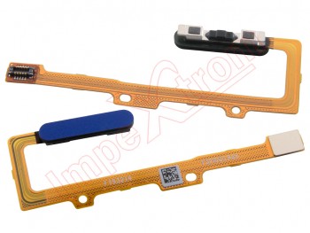 Cable flex con botón lector / sensor de huellas azul "Crush blue" para Huawei Nova 5T, YAL-L21, YAL-L61, YAL-L71, YAL-L61D