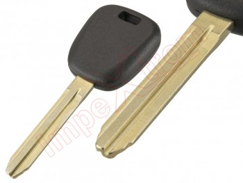 Producto Genérico - Carcasa de llave con hueco para transponder de Toyota
