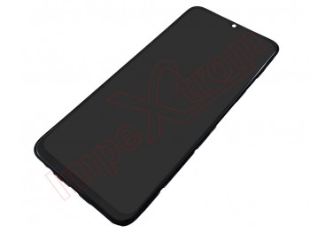 Pantalla Service Pack ips lcd negra con marco para oppo a17 / oppo a17k