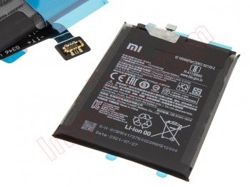 Batería BM54 para Xiaomi Redmi Note 9T, M2007J22G - 5000mAh / 3.85V / 19.2WH / Li-ion Polymer