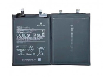 Batería bm5n para Xiaomi poco f5 pro 5g, 23013pc75g - 5160mah / 3.87v / 19.9wh / li-ion polymer genérica