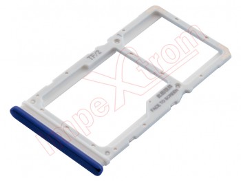 Bandeja Dual SIM / micro SD azul para Xiaomi Redmi Note 8 Pro, M1906G7