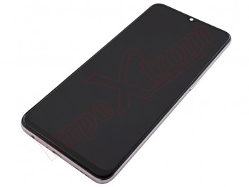 PREMIUM Black full screen AMOLED with Pearl white frame for Oppo Find X2 Lite, CPH2005 - PREMIUM quality