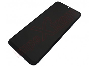 Pantalla Service Pack ips lcd negra con marco para Xiaomi redmi 12c