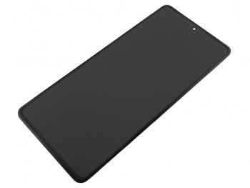 Pantalla genérica oled con marco lateral negro para Xiaomi Redmi Note 12 pro+ 5g