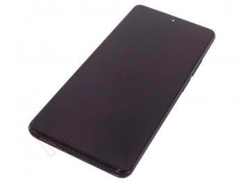Pantalla Service Pack AMOLED negra con marco y carcasa frontal para Xiaomi 11t pro, 2107113sg