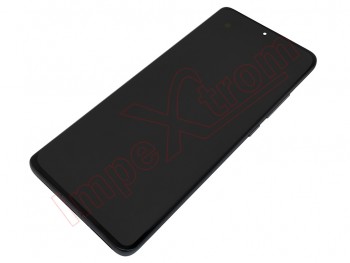 Pantalla completa Service Pack AMOLED negra con marco gris para Xiaomi 12X, 2112123AC