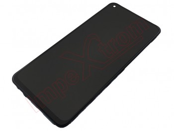 Pantalla Service Pack ips lcd negra con marco para Xiaomi Redmi Note 9, m2003j15sc, m2003j15sg, m2003j15ss