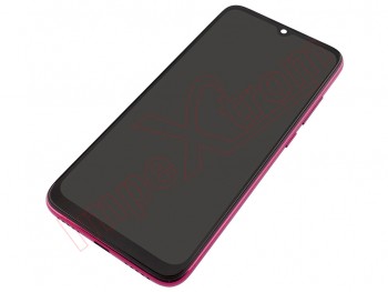 Pantalla ips lcd con marco rojo "nebula red" para Xiaomi Redmi Note 7,m1901f7g
