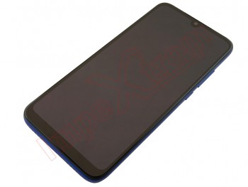 Pantalla completa IPS LCD negra con marco azul "Comet blue" para Xiaomi Redmi 7, M1810F6LG, M1810F6LH, M1810F6LI