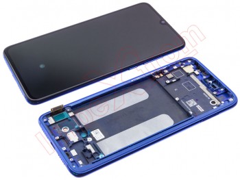 PREMIUM Full screen Super AMOLED with blue frame for Xiaomi Mi 9 Lite, M1904F3BG - PREMIUM quality