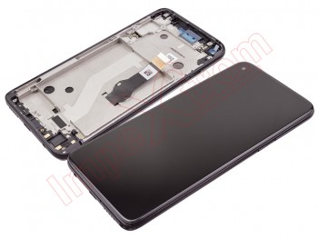 Pantalla IPS LCD negra con marco y carcasa frontal para Motorola Moto G Pro (XT-2043)