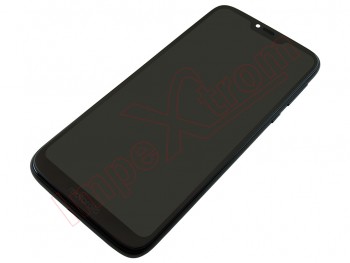 Pantalla completa Service Pack IPS LCD negra con marco para Motorola Moto G7 Power , XT1955