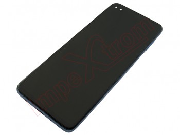 Black full screen IPS LCD with Slate grey frame for Motorola Moto G100, XT2125