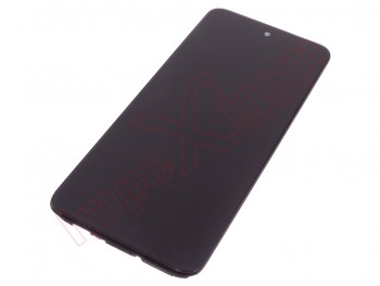 Pantalla completa Service Pack IPS negra con marco para Motorola Moto G53, XT2335