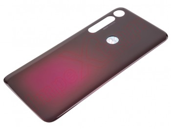 Tapa de batería roja (Dark red) genérica para Motorola Moto G8 Plus (XT2019)