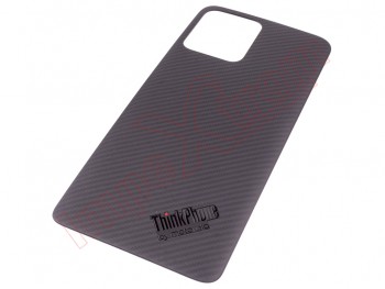 Carcasa trasera / Tapa de batería color negro (carbon black) para Motorola ThinkPhone, XT2309-2