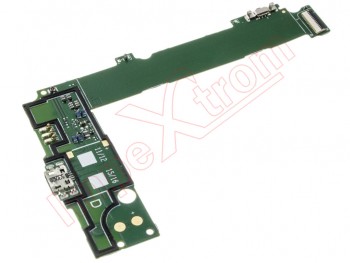 Placa inferior with connector of charge, data and accesories and microphone for Nokia Microsoft Lumia 535