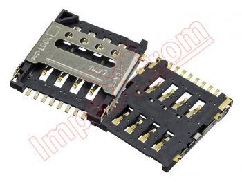 Connector with lector of card SIM for Alcatel One Touch Snap 7025, OT 7025D, OT 7041D