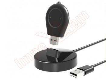 Charging dock with USB cable and adapter for smartwatch Amazfit T-Rex 2, A2169