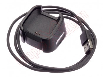 Base de carga con cable USB para pulsera inteligente Fitbit Versa / Versa Lite, en blister