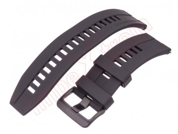 Correa negra de goma para Huawei Watch GT 3 (46mm), JPT-B19 talla 22 L