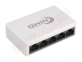 Switch de sobremesa - 5 puertos, 10/100Mbps RJ45 Plug and Play