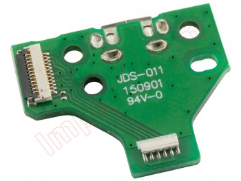 Auxiliary board with charging connector for PS4 controller, JDS-011 version (12 pins)