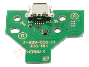 Auxiliary board with charging connector for PS4 controller, JDS-011 version (12 pins)