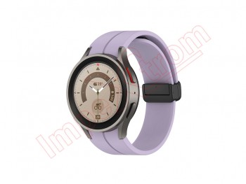 Purple silicone band for smartwatch Samsung Galaxy Watch5 40mm, SM-R905F