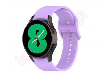 Correa púrpura de silicona tamaño S para reloj inteligente Samsung Galaxy Watch5 40mm, SM-R905F