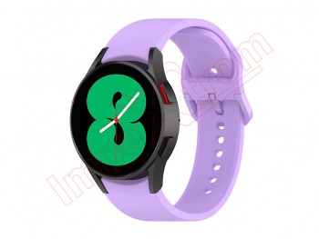 Correa púrpura de silicona tamaño L para reloj inteligente Samsung Galaxy Watch5 44mm, SM-R915F