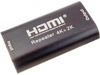 Black HDMI active extender up to 40M