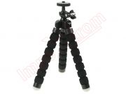 Black tripod for smartphones / digital cameras up to 6 inches.